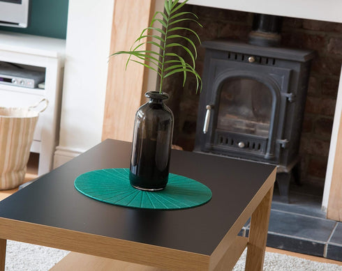 d-c-fix Peel and Stick Contact Paper - Black Matt Plain Look Self-Adhesive Vinyl for Kitchen, Waterproof Decorative