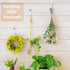 48 Pack DINGEE Screw Hooks, White Outdoor String Light Clips, Christmas Light Hooks, Small Stainless Steel Screw