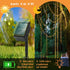 9.8FT 120 8 ITICdecor Solar Powered String Lights Outdoor LED Waterproof Firecracker Fairy Lights with Modes Green