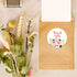 Pink Flower Thank You Stickers, 50PCS Self-Adhesive 2 Inch Labels for Wedding, Small Business, and Party Favors