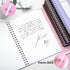 Yoment 8.5 x 11 Spiral Notebook - A4 Large College Ruled Journals, 100 GSM Paper, Pink, for School Note Taking