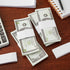 Juvale 7.8 1.2 Pack 300 Money Bands - Secure Bundling & Cash Wrappers - Customizable Blank Currency Bands