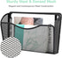 EASEPRES Mesh 6 Pack Wall Mounted File Holder, Metal Hanging Vertical Pocket Organizer for Office and Home, Black