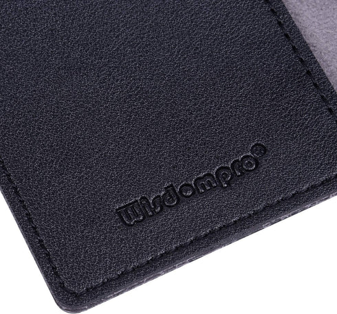 Wisdompro 2 Pack Journal Cover, PU Leather Notebook Cover for 3.5" x 5.5" Pocket Notebooks - Black
