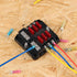 Haisstronica 200PCS Heat Shrink Fork Spade Connectors, #10 Waterproof Marine Grade Fork Terminal Connectors