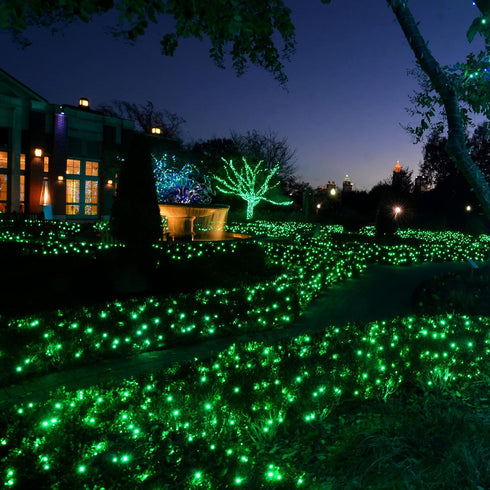 100 33FT 120V Dazzle Bright St. Patrick's Day String Lights, LED Waterproof Connectable String Lights, UL Certified