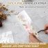 Fuyoooo 376 150 150 Lovers(2 6 Inch,Boho Pcs Dried Flower Bookmark Making Kit, DIY Bookmark Laminating Pouches