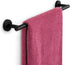 Marmolux Acc 14 Inches Matte Black Hand Towel Holder, Bathroom Hardware Towel Bar, Stainless Steel Wall Mount