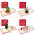 HBlife 9 Pack 3D Christmas Cards Pop Up Holiday Greeting Handmade Cards & Envelopes for New Year
