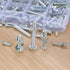 wugongshan 1080 M3/M4/M5/M6 Sets Pcs Screws Bolts and Nuts Assortment Kit, Metric Machine Screws and Nuts and Flat