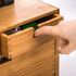DEAYOU Bamboo Desk Organizer, 4 Drawer Storage Cabinet Box for Home Office Supplies