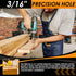 LYIYEYAN 10Pcs 3/16 Inch M2 Drywall Router Bits, Drywall Cutting Bit, High Speed Steel Spiral Downward Guidepoint Drill