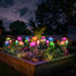 Anordsem Rose Lights Solar Powered for Women: Garden Light Waterproof for Yard Decorations Outdoor - Flower Lamp