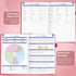 5 A5 Clever Fox Budget Planner Premium Edition Expense Tracker Notebook + Cash Envelopes, Budget Planner Organizer;