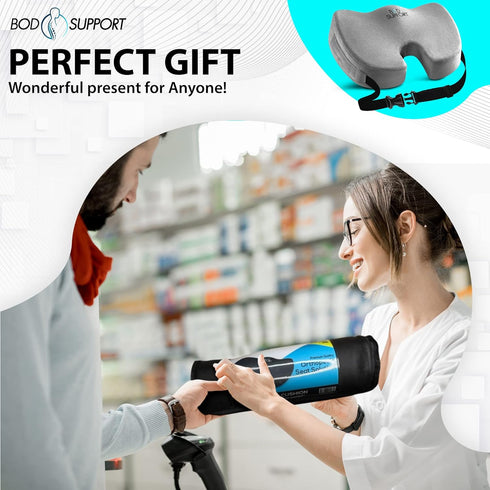 Tailbone Seat Cushion with Straps - Seat Cushions for Office Chairs, Car Seat Cushion for Pain Relief Cushion Design