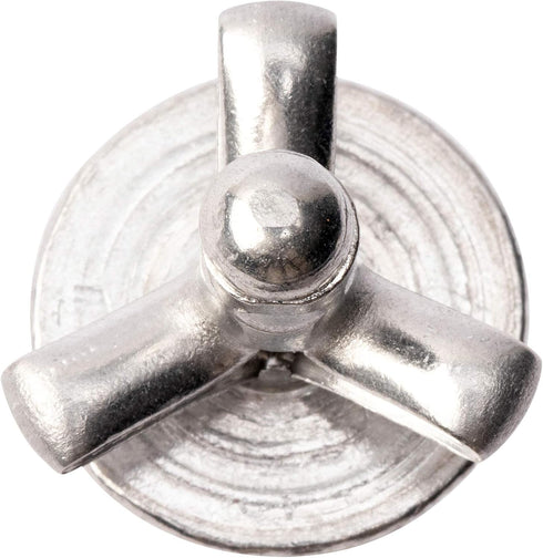 ISPINNER 50pcs 3/16" x 1" Large Head Tri-Fold Exploding Aluminum Pop Rivets (Silver)