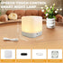 LIPKAHH Dimmable Touch Lamp for Nightstand,Speech Control Bedside Lamp Touch Control for Bedrooms,Smart Rechargeable