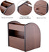 Wooden Desk Organizer with Drawer, Multifunctional Storage for Remote Control, Office Supplies