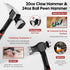 4-Piece Hammer Set 2LB 24oz 20oz 3LB Sledgehammer YIYITOOLS - Dead Blow, Ball Peen, Claw, - One-Piece Carbon Steel