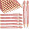 Kisston 36 Pcs Wedding Pens Bulk Bridal Shower Pens Favors Bachelorette Pens 6 Styles Retractable Ballpoint Pens