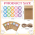 Motiskyy 50 50 Pcs Lost Tooth Receipt Envelopes Tooth Fairy Envelopes with Pcs Stickers and a Rope for Children Milk