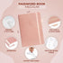 Clever Fox Password Book with Alphabetical Tabs, Internet Address Organizer Logbook, Medium Keeper for Website Logins