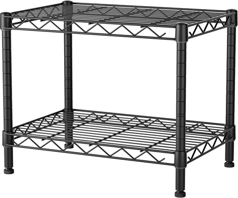 SINGAYE 2 Small Wire Shelves Kitchen Pantry Close Home Organizers and Storage
