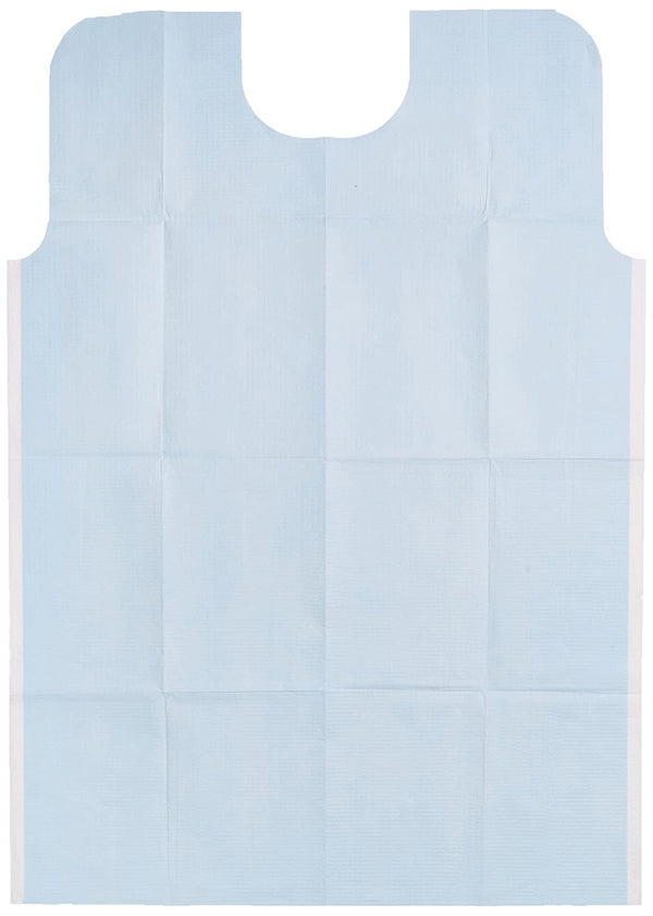 TIDI Everyday Specialty Bibs, Blue, 29" x 42" (Pack of 50) -
