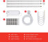 10in. 3 Pack, 825 2700K 44418 UltraPro Linkable LED Bright Strips, Lumens, Warm White Light, Low Voltage, Under Cabinet