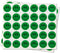 Happy Smiley Face Stickers, 1/2 inch, Green - 300 Labels for Incentive or Motivation