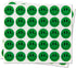 Happy Smiley Face Stickers, 1/2 inch, Green - 300 Labels for Incentive or Motivation