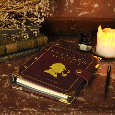 Well Read Sherlock Holmes Refillable Ring Binder Notebook