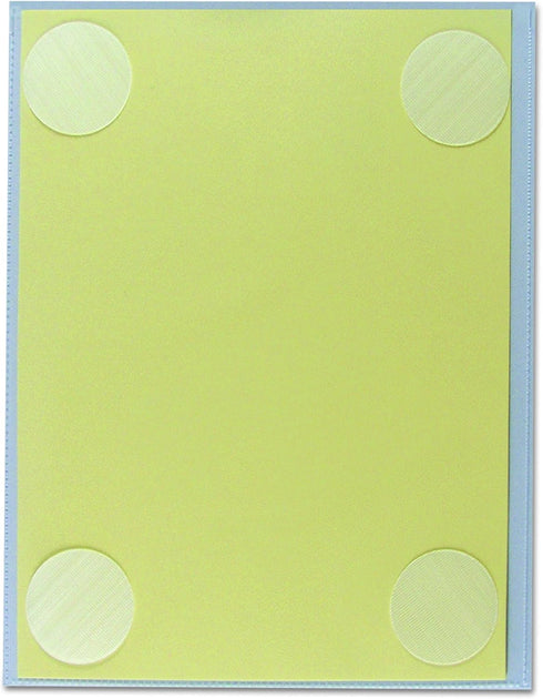 C-Line Cubicle Keepers Wall Organizer - Clear, 8.5 x 11 Inches, 25 per Box for Fabric Surfaces
