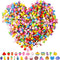 PRALB 800 Pcs Mini Cute Erasers, Random Style Mini Cake, Animal, Number, and Fruit Erasers