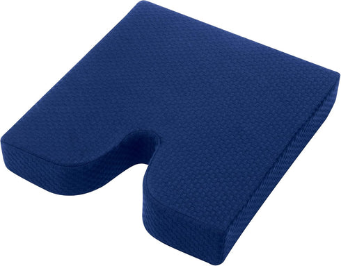 Carex Memory Foam Coccyx Seat Cushion - Tailbone Pain Relief Cushion -