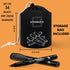 Scribbledo 36 Pack Dry Erase Markers - Black Fine Tip Whiteboard Markers with Eraser Cap for Home & School