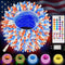 LitHome Color Changing Christmas String Lights Connectable, 35 Colors 66Ft 200 LED Red