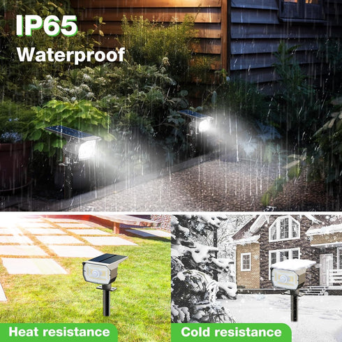 4 Pack/56 LED/3 2-in-1 nipify Solar Lights Outdoor Waterproof, Motion Sensor Spot Lights- Modes Solar Powered