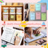 Atnadov 12 (6 colored+6 Mini Thermal Printer Sticker Paper, Rolls Colored Thermal Sticker Paper Kids Instant Camera
