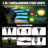 100 2-in-1 FT Permanent Outdoor Lights, Waterproof Eaves & Ground Stakes LED String Lights with App/Remote Control
