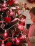 50Ft G40 27 Bulbs(2 Valentine's Day Outdoor String Lights, Valentines Day Decorations Lights with LED Pink Shatterproof