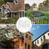 Angoily 2pcs Gutter Anti-leaf Down Silver Guard, Expandable Screens, Aluminum Gutters, Sieve Strainer Mesh