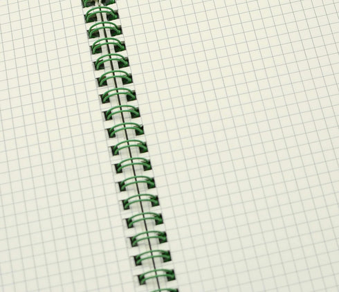 Yansanido Spiral Notebook, 4 Pcs B5 Thick Plastic Hardcover, Graph Paper, 80 Sheets - 160 Pages Journals for Study