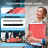 WOT I Telescoping 3 Ring Binder - 1 Inch, 12PCS, Flexible Binder with Expandable Spine and Clear Catalog Pocket