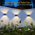 IP65 3000K CORESLUX Solar Outdoor Wall Lights, Up and Down Waterproof Wall Lighting, Outdoor Solar Lights