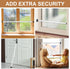 Enayplon Jammer, 1 Pack Sliding Glass Door Security Bar, Patio Door Barricade Security Bar, Apartment BarSliding Door