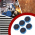 25-Pack 2" Quick Change Clean and Strip Discs Extra Coarse Blue Non-Woven Abrasive Pads Fits Angle Grinders for Paint