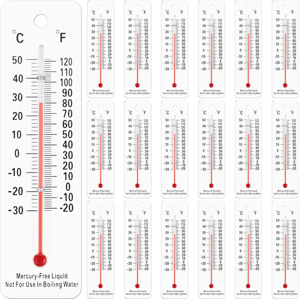 Maitys 20 Pcs Mercury Free Student Thermometers, Boiling Point Science Thermometers for Classroom Teaching Tools