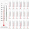 Maitys 20 Pcs Mercury Free Student Thermometers, Boiling Point Science Thermometers for Classroom Teaching Tools