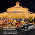 BYIZO 480 66+33 8 Christmas Outdoor Icicle Lights - LED FT Modes Curtain Fairy String Light Plug in, Waterproof